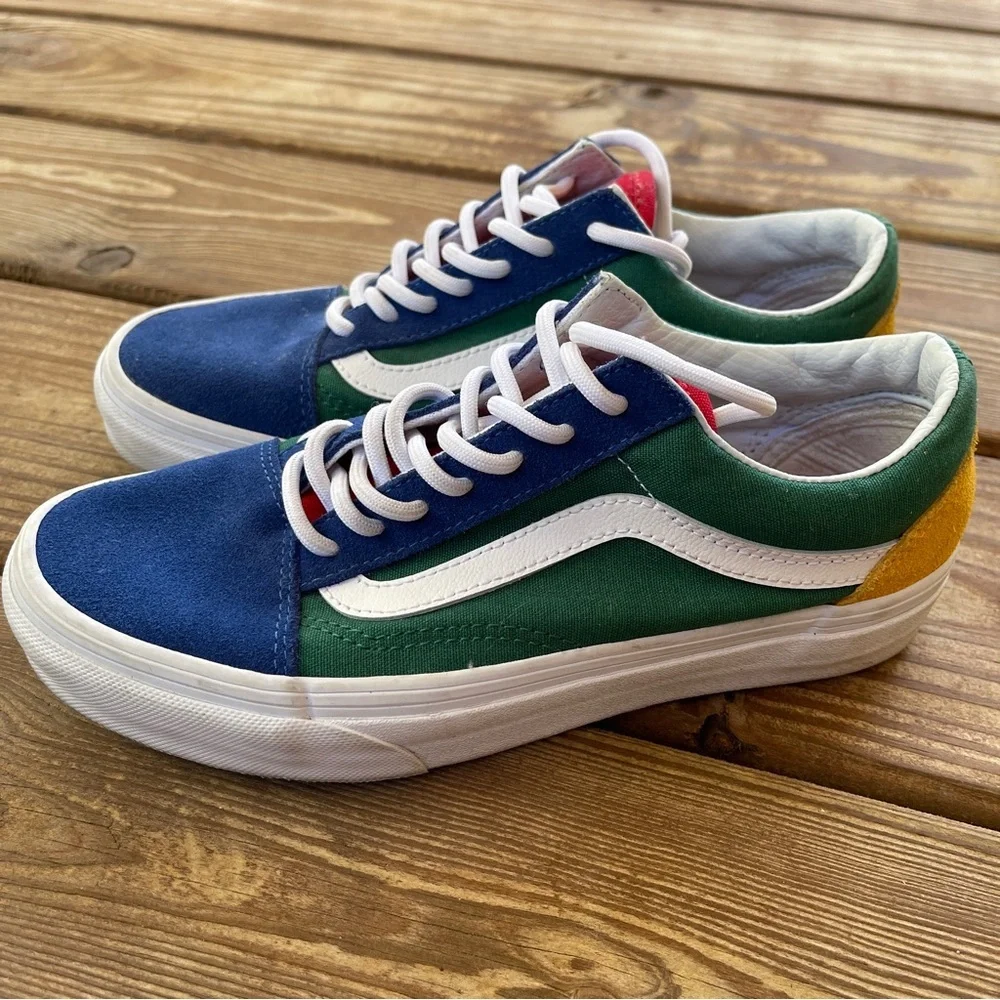 Vans Old Skool “Yacht Club” Colorblock Sneakers Women’s 6.5 Multicolor